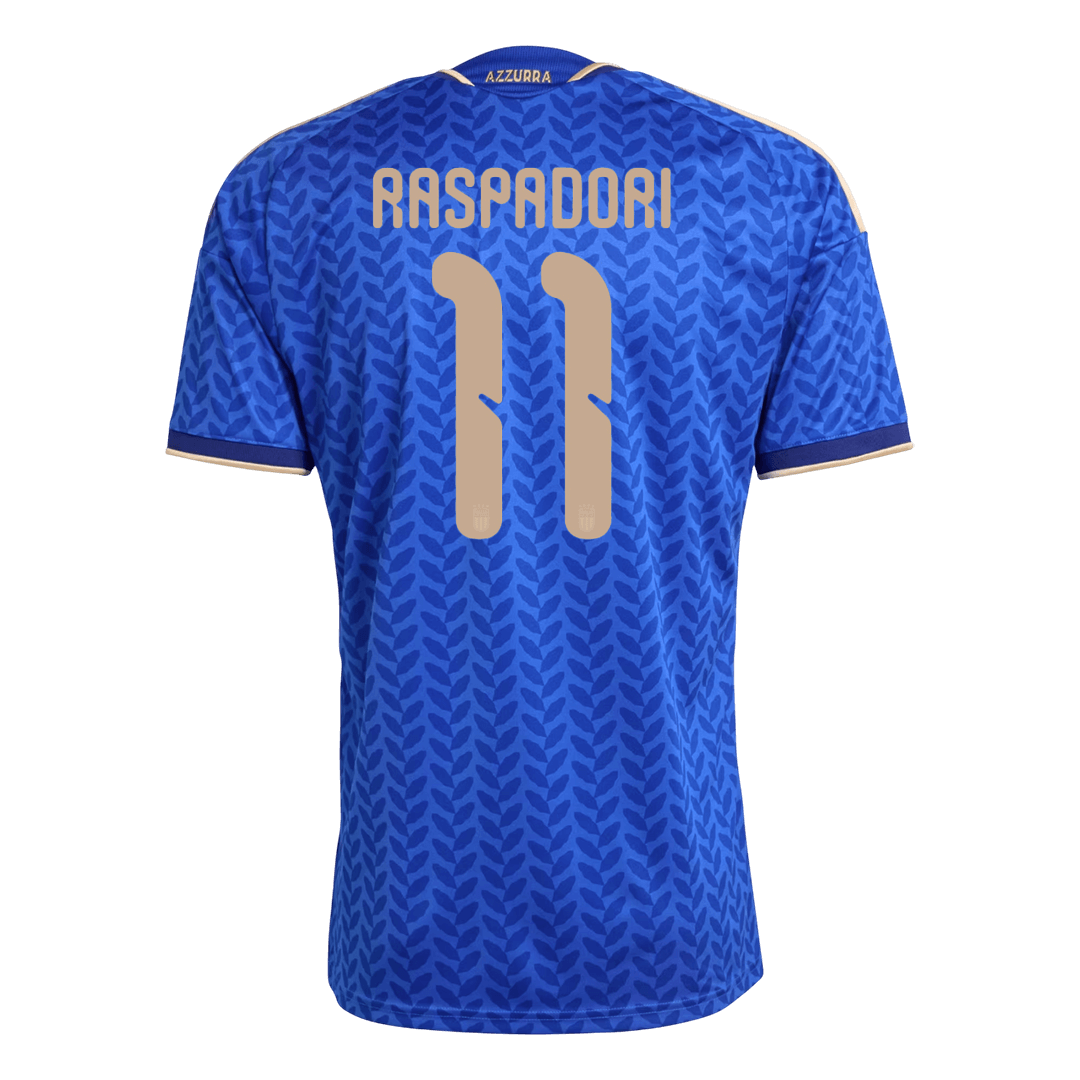 RASPADORI #11 Maillot de foot Italie Coupe du Monde 2026 Domicile Homme [PREMIUM]