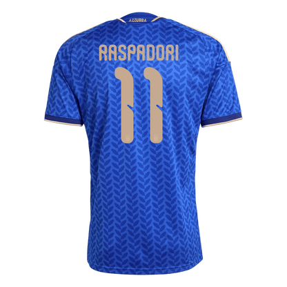 RASPADORI #11 Maillot de foot Italie Coupe du Monde 2026 Domicile Homme [PREMIUM]