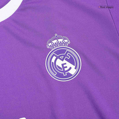 Maillot de football rétro BENZEMA #9 pour homme Real Madrid 2016/17 extérieur manches longues