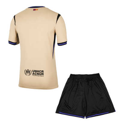 Ensemble maillot et short de football extérieur Barcelone 2025/26 pour homme