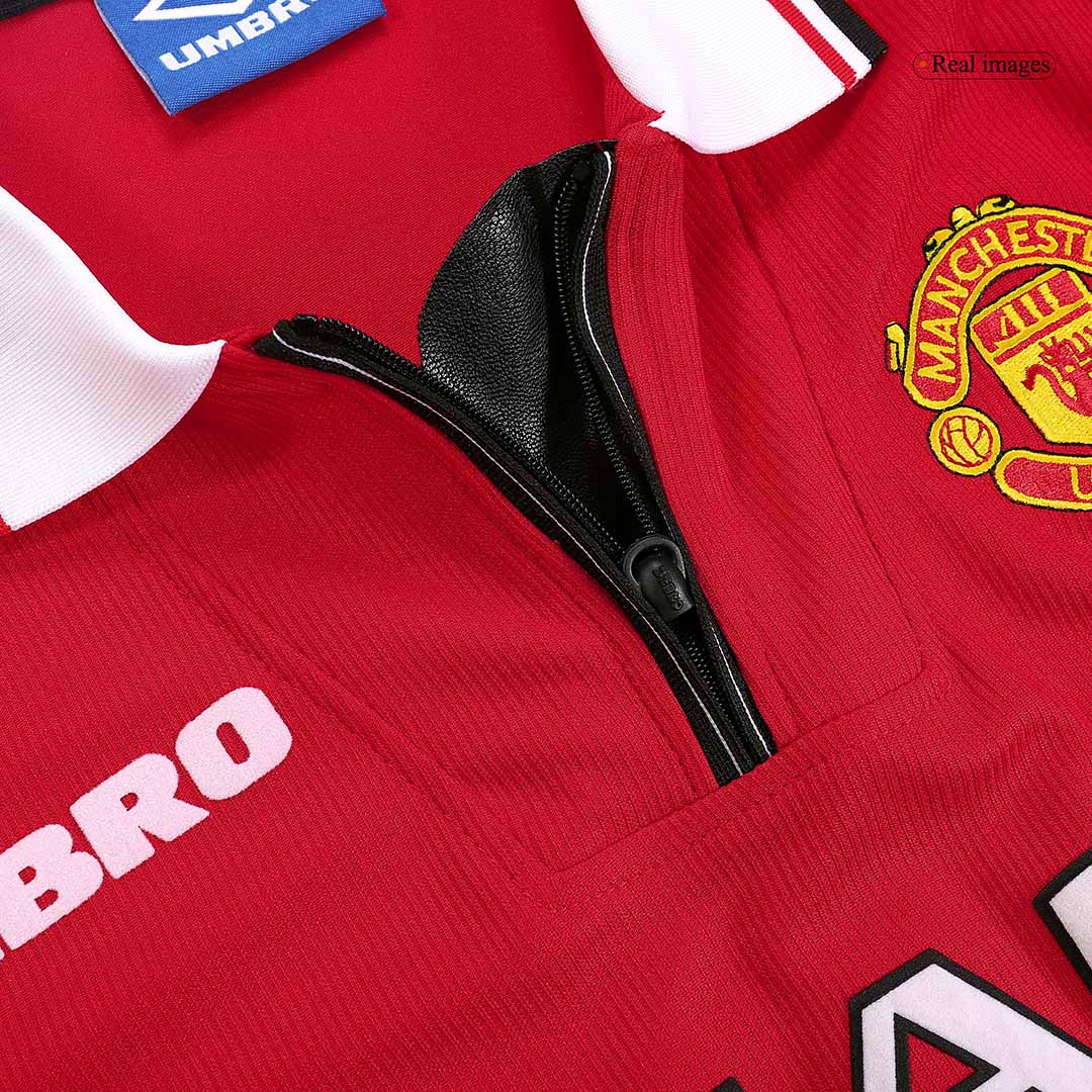 Maillot de Foot Rétro Domicile Homme Manchester United 98/00