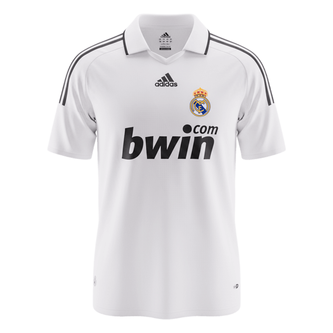 Maillot de football domicile rétro Real Madrid 2008/09 pour homme