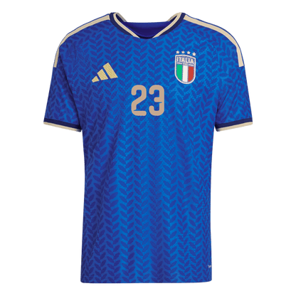 Maillot de foot domicile Italie Coupe du Monde 2026 pour homme BASTONI #23 - Version joueur - Coupe ajustée