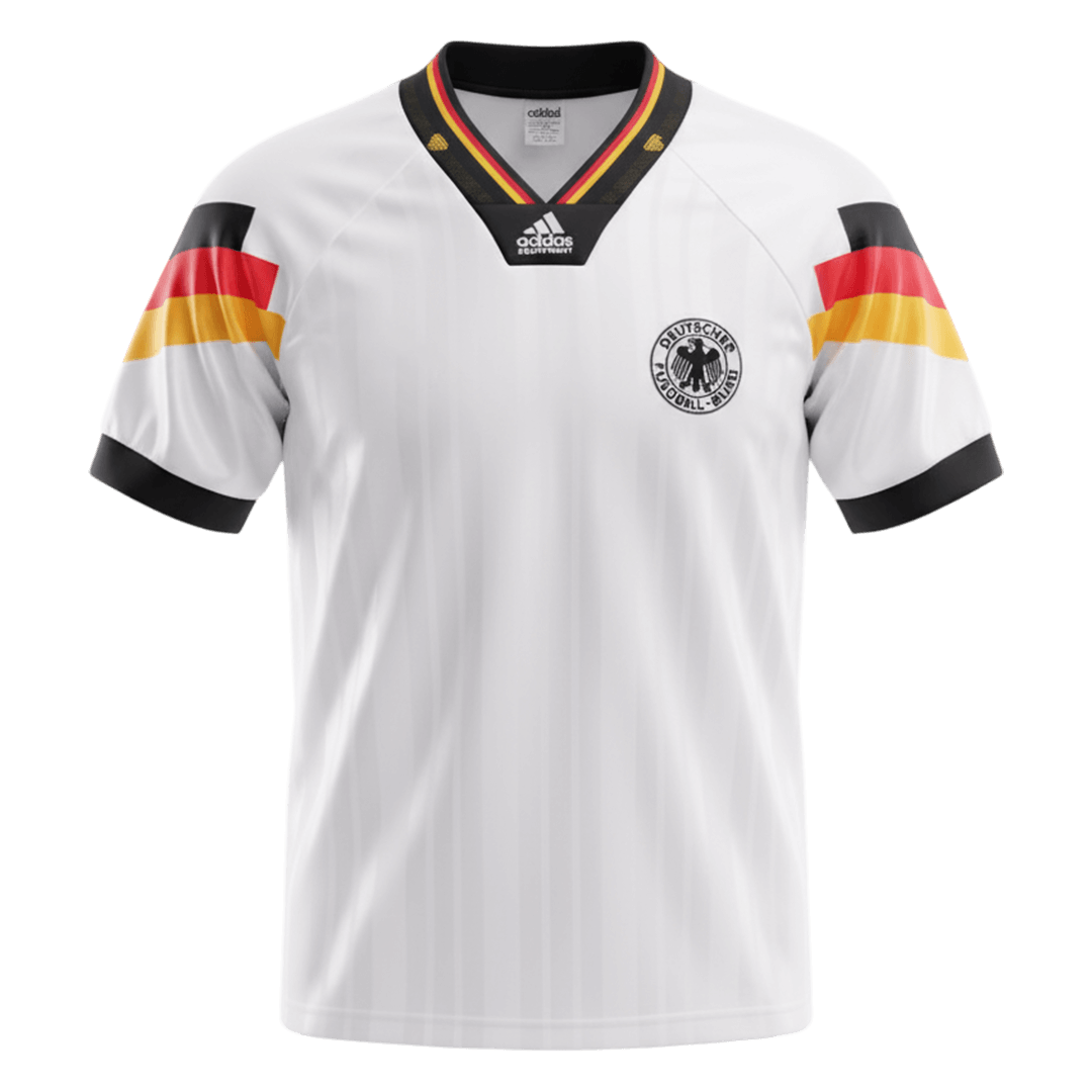 Maillot de football rétro Allemagne 1992 domicile pour homme