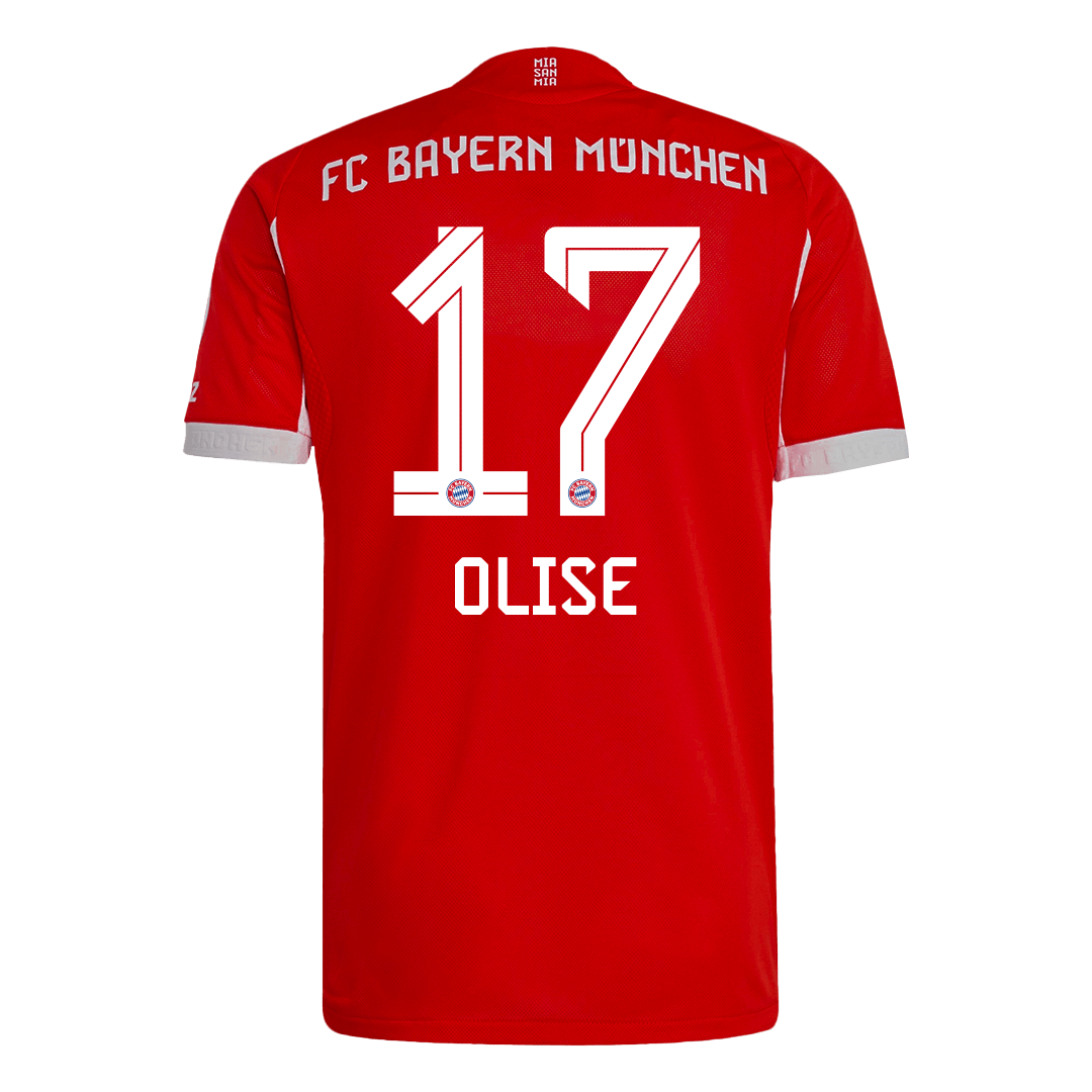 Maillot de foot domicile OLISE #17 Bayern Munich 2025/26 version joueur homme - Coupe ajustée