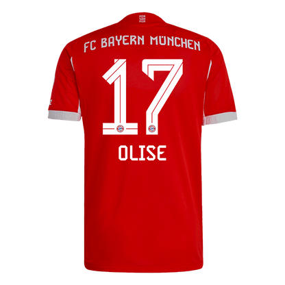 Maillot de foot domicile OLISE #17 Bayern Munich 2025/26 version joueur homme - Coupe ajustée
