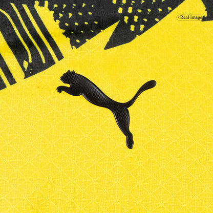 Maillot de foot domicile Borussia Dortmund 2025/26 pour homme - Version joueur - Coupe ajustée