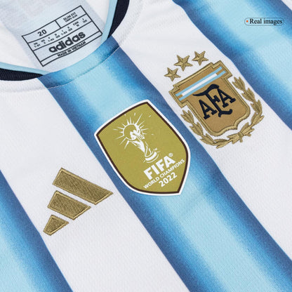 Kid's MESSI #10 Argentina World Cup 2026 Home Soccer Jersey Kit [PREMIUM]