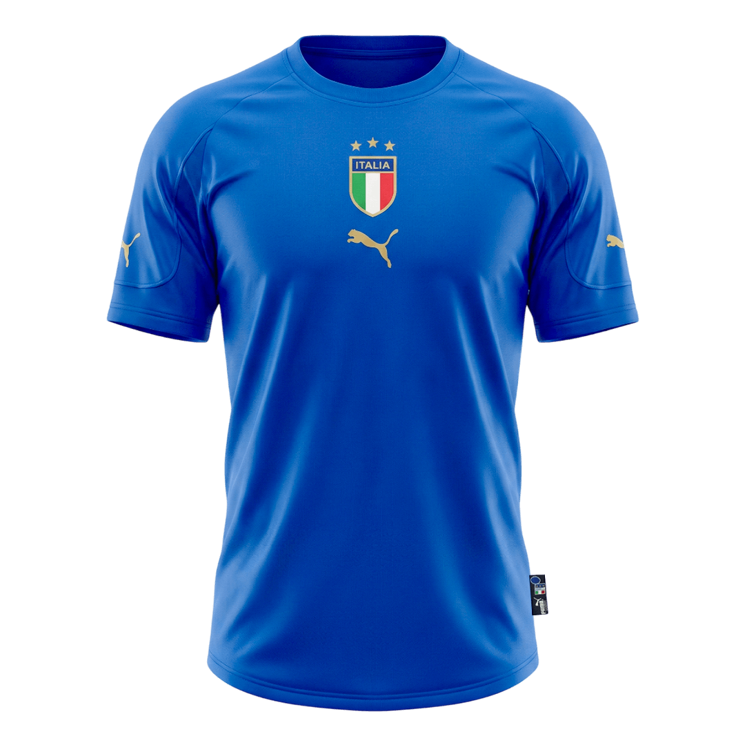 Maillot de foot domicile rétro Italie 2004 pour homme