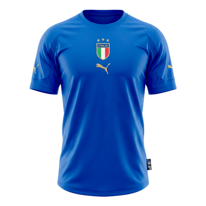 Maillot de foot domicile rétro Italie 2004 pour homme