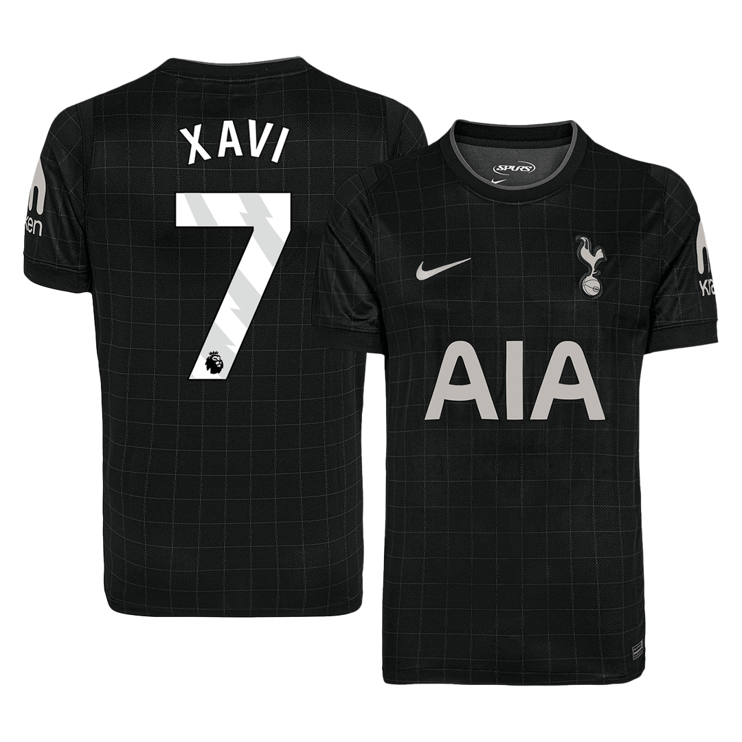 Maillot de Foot Extérieur Tottenham Hotspur 2025/26 XAVI #7 pour Homme