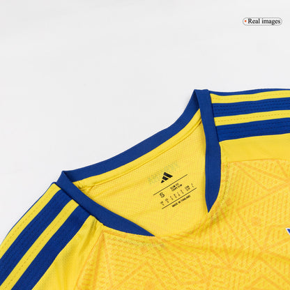 Maillot de football domicile version joueur Ukraine Coupe du Monde 2026 pour homme - Coupe ajustée