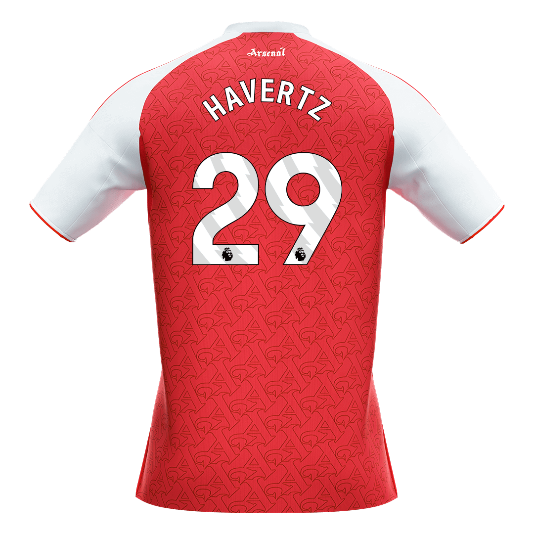 Maillot de football domicile Arsenal 2025/26 pour homme HAVERTZ #29 [QUALITÉ SUPÉRIEURE]
