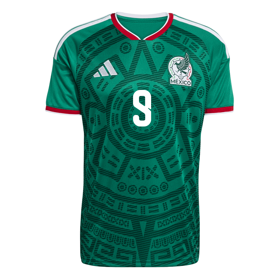 Maillot de Foot Domicile Homme Mexique Coupe du Monde 2026 Raúl #9 [PREMIUM]
