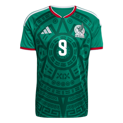 Maillot de Foot Domicile Homme Mexique Coupe du Monde 2026 Raúl #9 [PREMIUM]