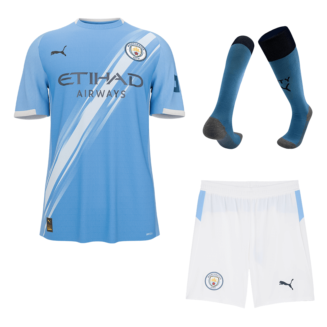 Maillot de foot domicile homme Manchester City 2025/26 kit complet [PREMIUM]