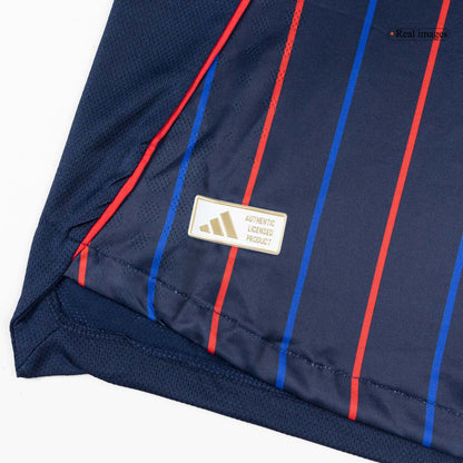 Maillot de football extérieur Olympique Lyonnais 2025/26 pour homme – Version joueur – Coupe slim