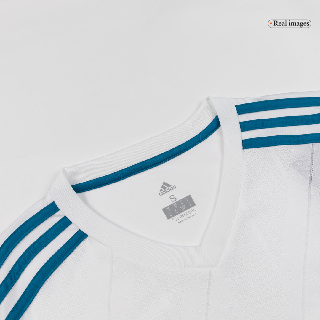 Maillot de foot rétro à manches longues pour homme Real Madrid 2017/18 domicile MODRIĆ #10