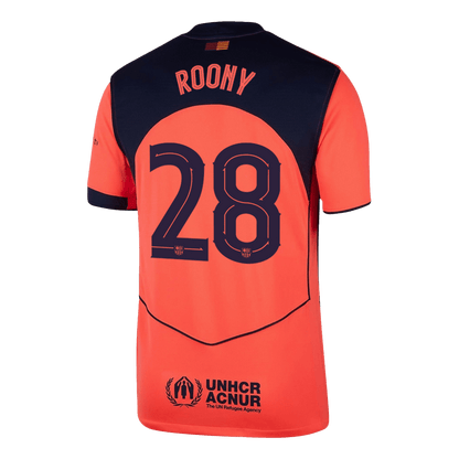 Maillot de foot ROONY #28 Barcelone 2025/26 Troisième Extérieur Homme
