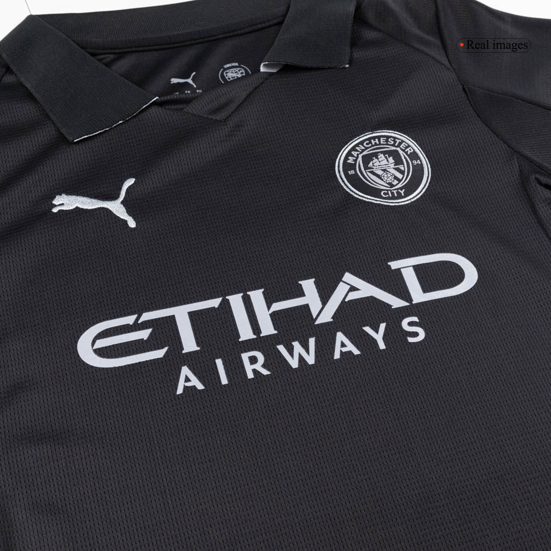 Kit complet de football extérieur Manchester City 2025/26 pour enfant