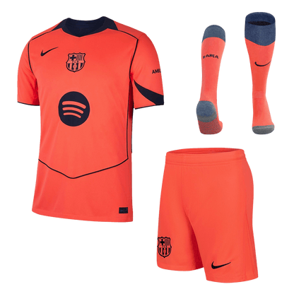 Maillot de foot extérieur third FC Barcelone 2025/26 pour homme - Kit complet