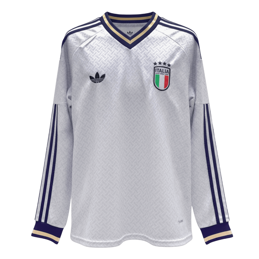Maillot de football manches longues extérieur Italie Coupe du Monde 2026 pour homme