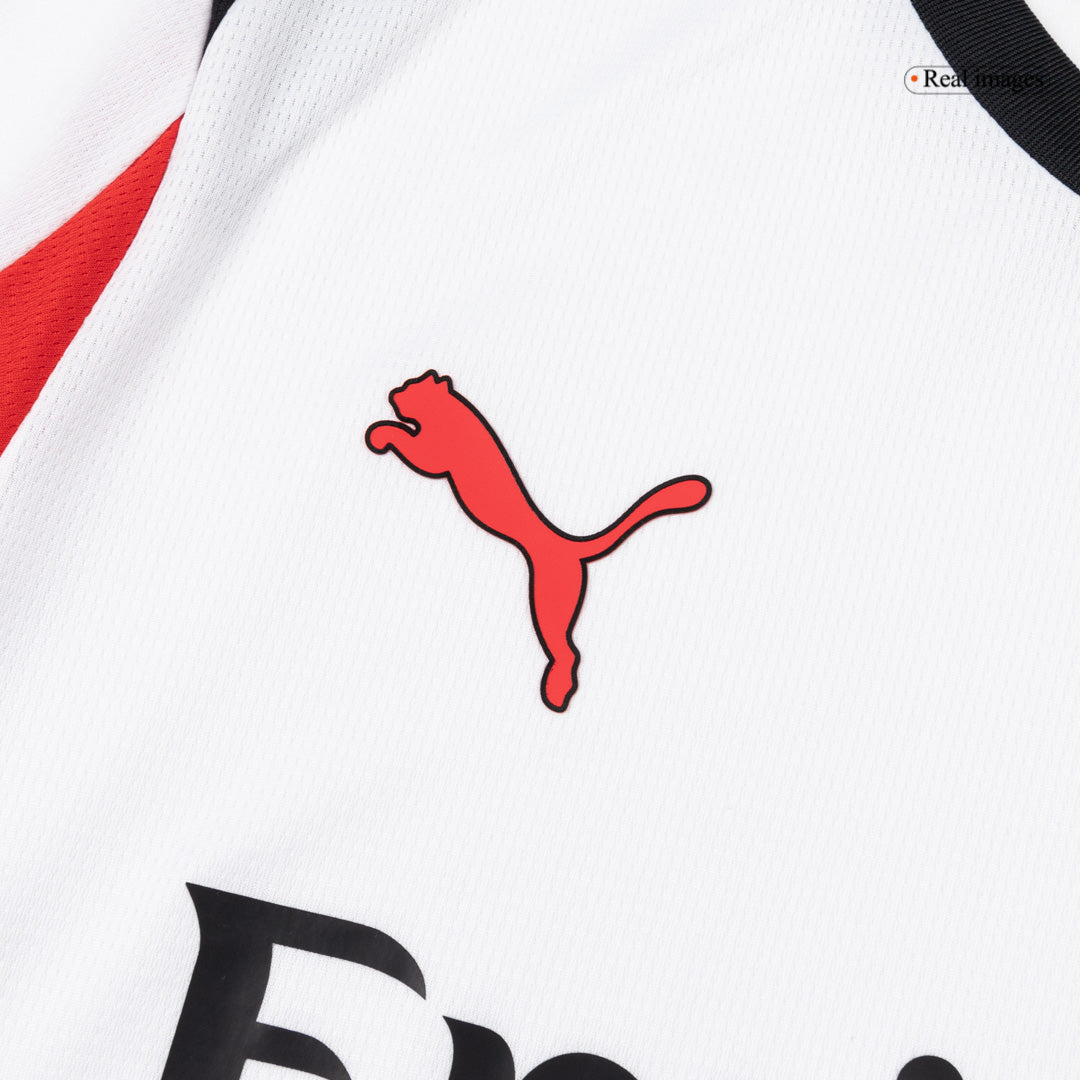Maillot de football manches longues extérieur AC Milan 2025/26 pour homme