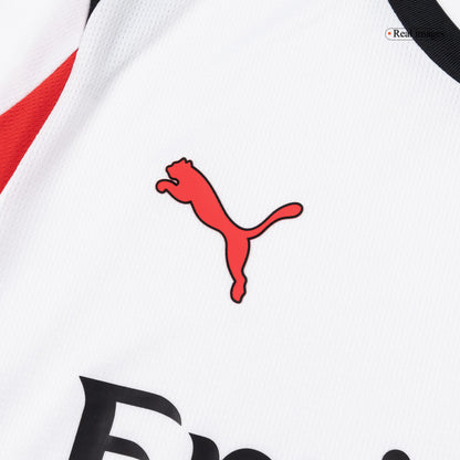 Maillot de football manches longues extérieur AC Milan 2025/26 pour homme
