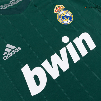 Maillot de football rétro Real Madrid 2012/13 extérieur troisième manches longues pour homme