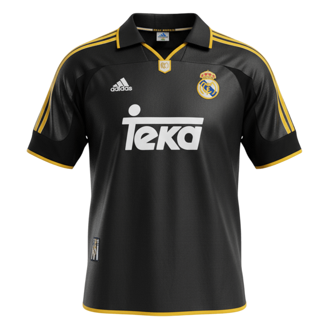 Maillot de football rétro extérieur Real Madrid 1999/01 pour homme