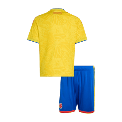Maillot et short de football domicile Colombie Coupe du Monde 2026 pour enfant