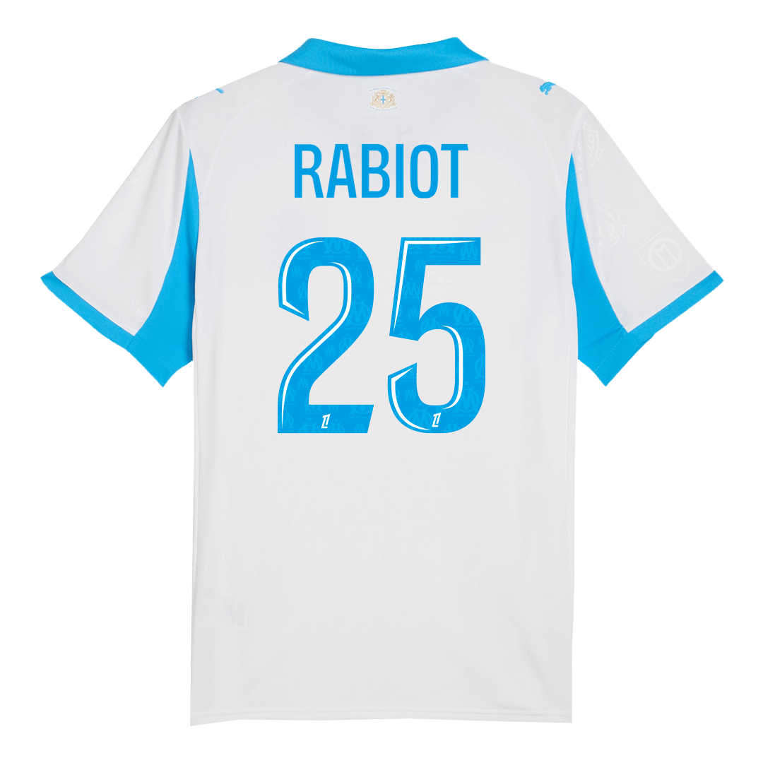 Maillot de Foot Domicile Homme RABIOT #25 Olympique de Marseille 2025/26
