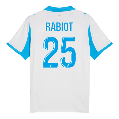 Maillot de Foot Domicile Homme RABIOT #25 Olympique de Marseille 2025/26