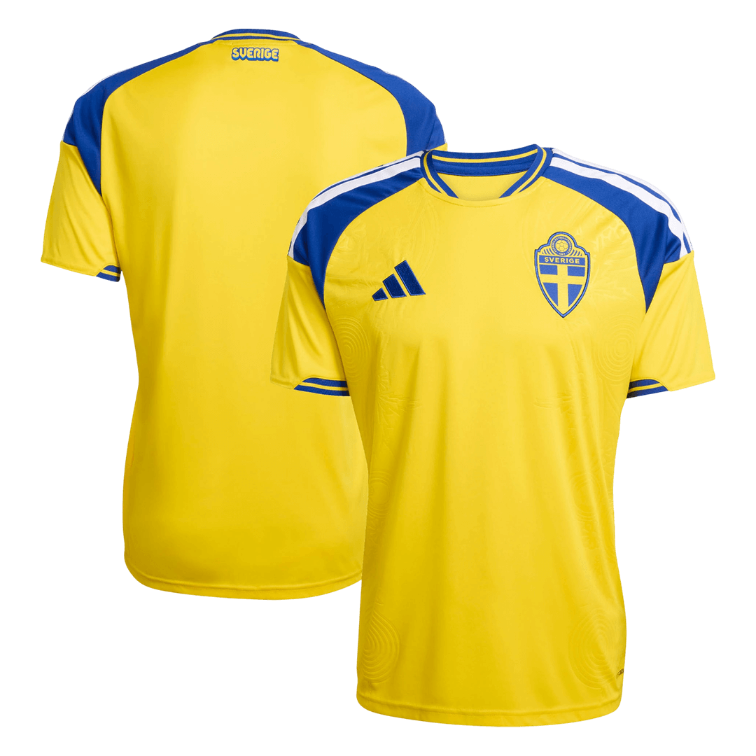 Maillot de foot domicile Suède Coupe du Monde 2026 pour homme