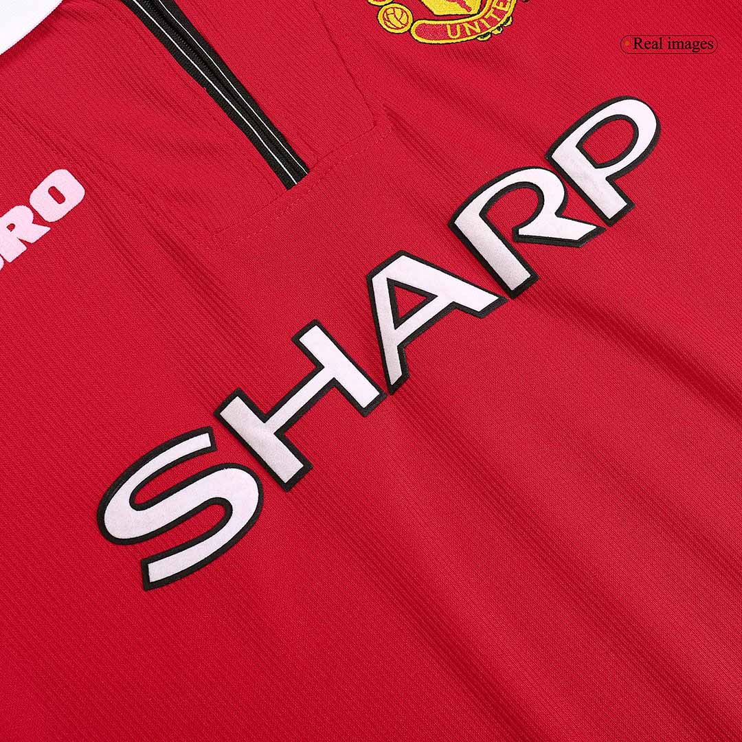 Maillot de Foot Rétro Domicile Homme Manchester United 98/00