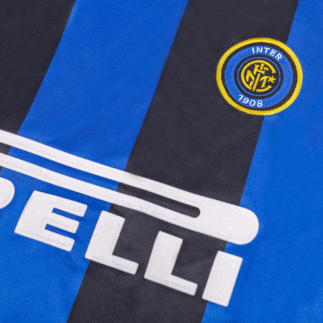 Maillot de football domicile homme Inter Milan 1999/00 Rétro RONALDO #9