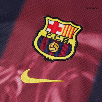 Maillot de foot domicile rétro FC Barcelone homme 2000/01