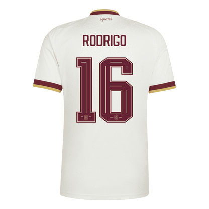 RODRIGO #16 Men's Spain World Cup 2026 Champion Edition Away Soccer Jersey