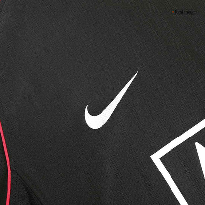 Maillot de foot rétro manches longues extérieur Manchester United 2007/08 pour homme ROONEY #10