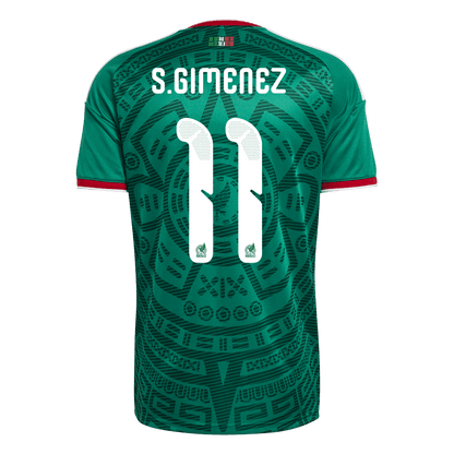 Maillot de foot S.GIMENEZ #11 Domicile Homme Mexique Coupe du Monde 2026 [PREMIUM]