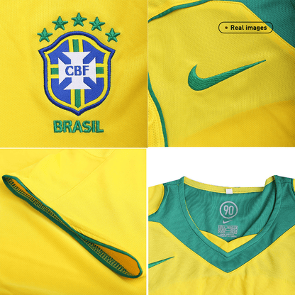 Maillot de football rétro domicile homme Brésil 2004