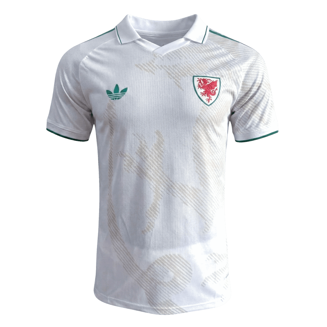 Maillot de football extérieur Coupe du Monde 2026 Pays de Galles pour homme - Version joueur - Coupe ajustée