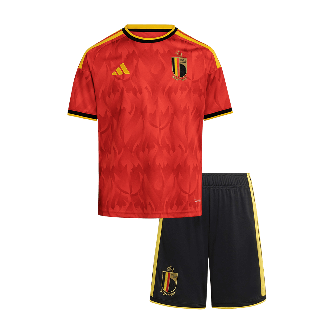 Maillot de football domicile Belgique Coupe du Monde 2026 pour enfant
