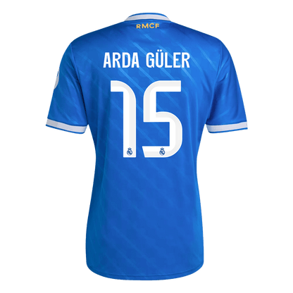 ARDA GÜLER #15 Maillot de Foot Homme Real Madrid Troisième Extérieur 2025/26