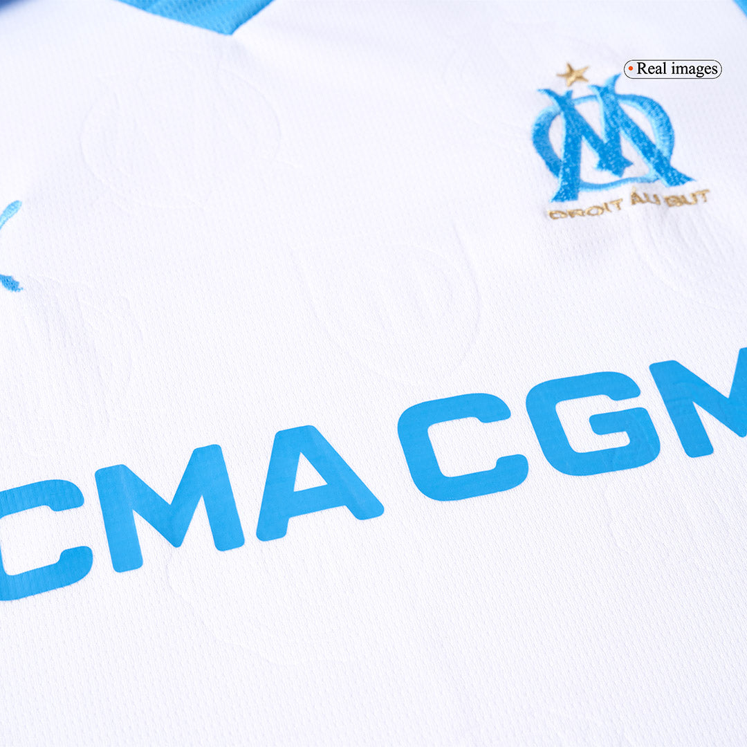Ensemble Maillot Domicile de Football Enfant Marseille 2025/26