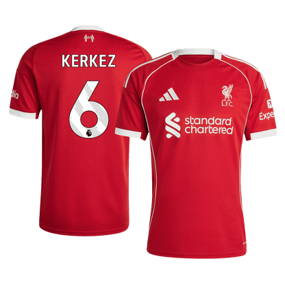 Maillot de foot domicile Liverpool 2025/26 pour homme KERKEZ #6