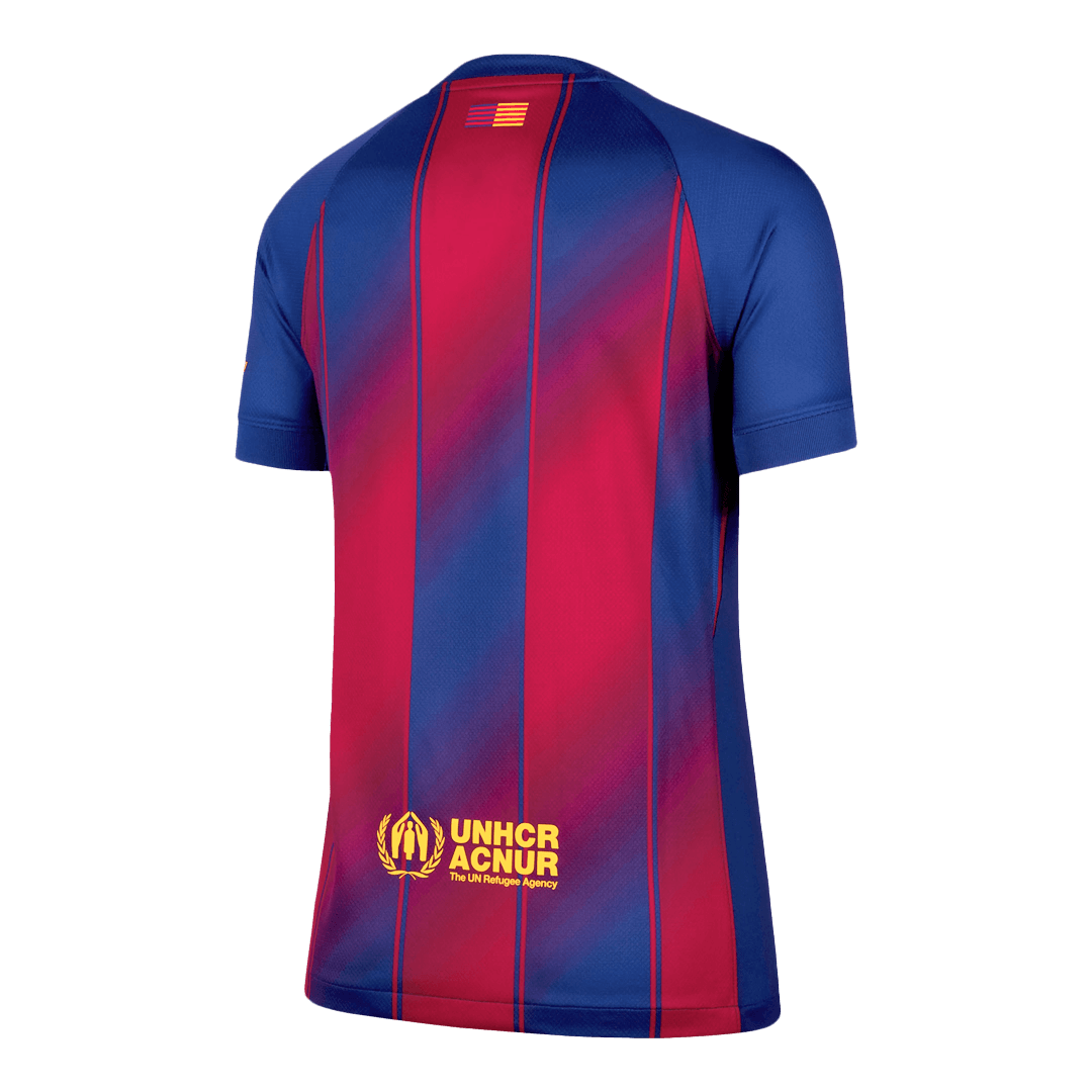 Maillot de football domicile du FC Barcelone 2025/26 pour femme