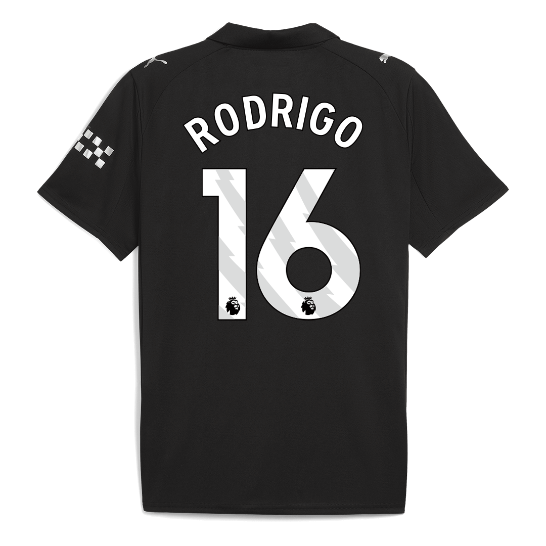 Maillot de Foot Extérieur RODRIGO #16 Homme Manchester City 2025/26