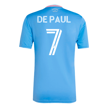 Maillot de football DE PAUL #7 pour homme Inter Miami CF 2025 Troisième tenue (extérieur)