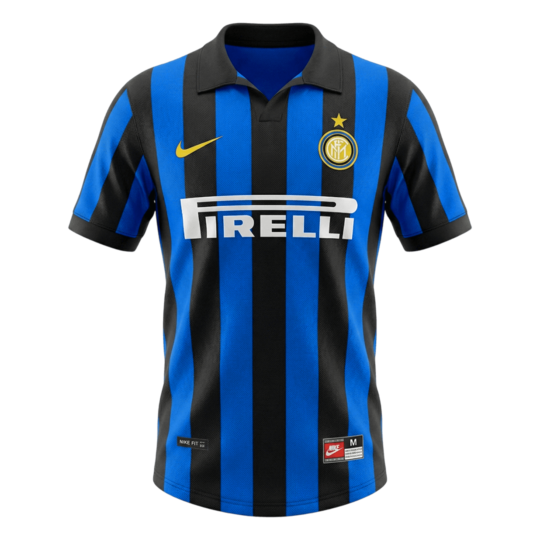 Maillot de foot domicile rétro Inter Milan 1998/99 pour homme